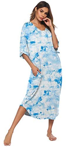 Plus Size Button-down Nightgowns for Women