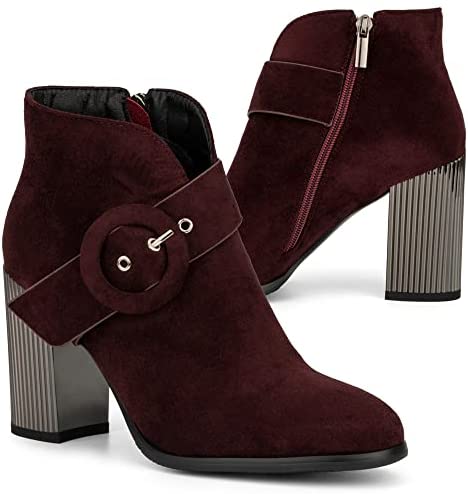 Torgeis Women’s Nora Fashion Supple faux leather, Pull-on Lug Boots, Round Toe, Rubber Outsole