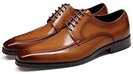 GIFENNSE Men's Dress Shoes Genuine Leather Classic Oxford Formal Men Shoes