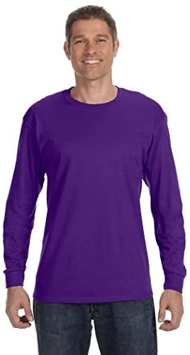 Gildan Heavy Cotton 100% Cotton Long Sleeve T-Shirt.