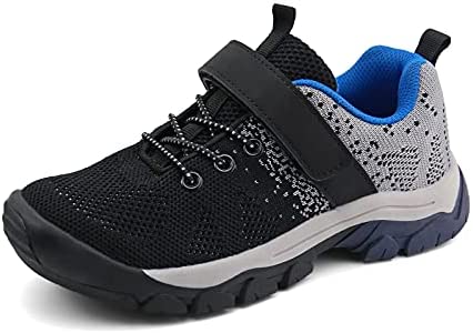brooman Kids Hiking Shoes Boys Girls Trail Running Shoes Outdoor Walking Sneakers