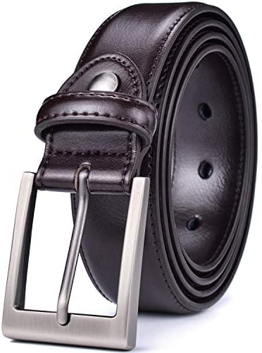 Beltox Men Basic Belt Suit Work Casual Dress Jeans 1.25” Wide w Prong Buckle