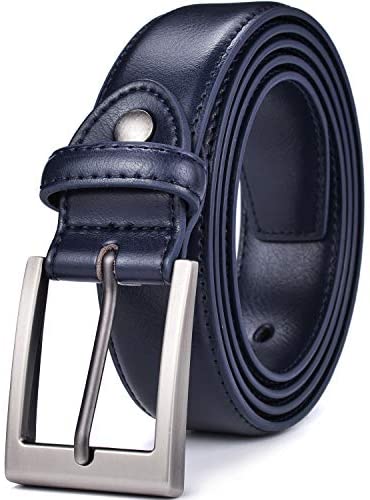 Beltox Men Basic Belt Suit Work Casual Dress Jeans 1.25” Wide w Prong Buckle