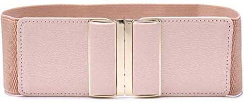 Beltox Womens 3" Wide Belt Elastic Stretch Cinch Waistband Lady Cummerband