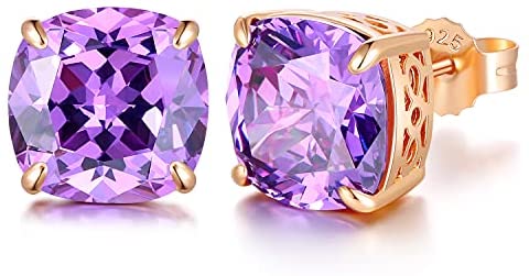 Morning Dew Rose Gold-Plated Stud Earrings