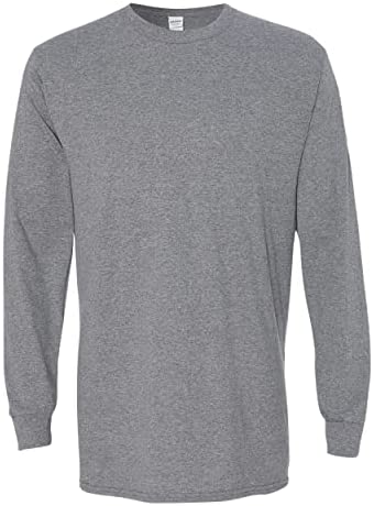 Gildan Heavy Cotton 100% Cotton Long Sleeve T-Shirt.