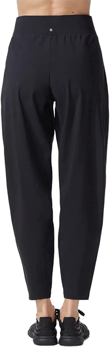 Women's Casual High Waisted Tapered Pants Athletic Running Yoga Joggers Travel Work Leggings with Pockets
