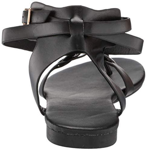 Womens Strappy Sandals Gladiator Thong Ankle Strap Summer Beach Flat Sandals