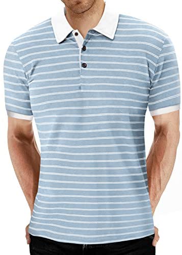 Men's Polo Shirt Short/Long Sleeve Casual Slim-fit Cotton Shirts
