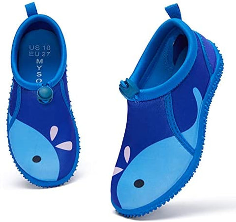 mysoft Kids Beach Water Shoes Non-Slip Quick Dry Barefoot Swim Shoes Aqua Socks for Boys and Girls Toddler Little Big Kid