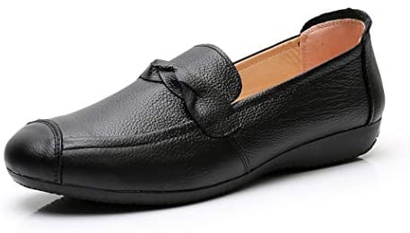 VenusCelia Women's Braid Dance Flat Shoe