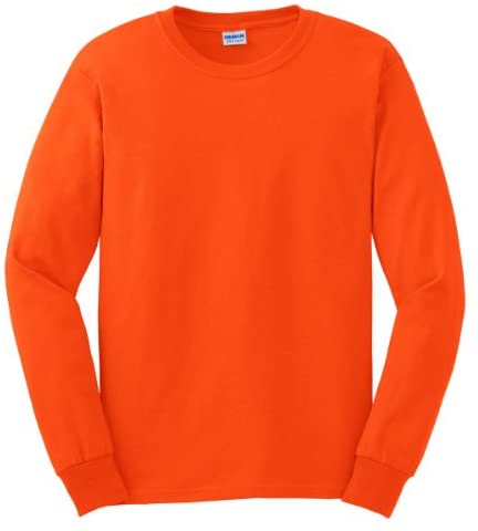 Gildan Men's Ultra Long Sleeve Rib-Knit Cuffs T-Shirt