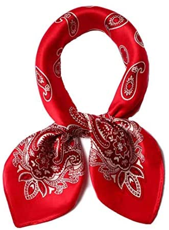 100% Real Mulberry Silk Scarf -21'' x 21''