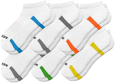 BERING Women's Low Cut Athletic Cushioned Running Socks (6 Pairs)