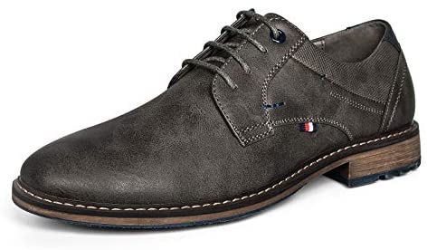 mysoft Men's Oxford Dress Shoes Formal Classic Lace Up Shoes