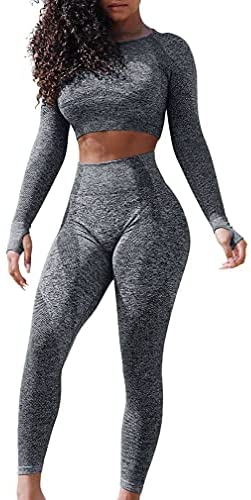 Women's Seamless Yoga 2 Piece Workout Outfits