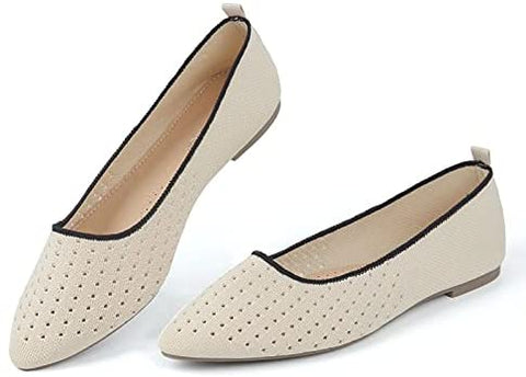 Samilor Loafers for Women Breathable Mesh Flats Shoes Women Slip On Round Toe Loafers for Women Comfortable Low Wedge Casual Shoes