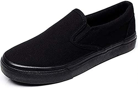 QZHIHE Men's Slip on Shoes Clipper Sneaker Loafer Canvas Sneaker