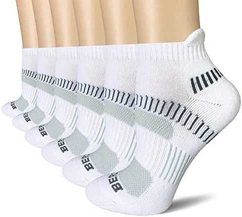 Women's Performance Athletic Ankle Running Socks (6 Pairs)