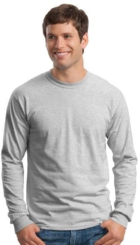 Gildan Big Men's Cotton Long Sleeve T-Shirt
