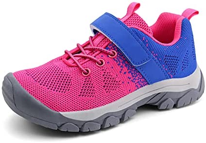 brooman Kids Hiking Shoes Boys Girls Trail Running Shoes Outdoor Walking Sneakers