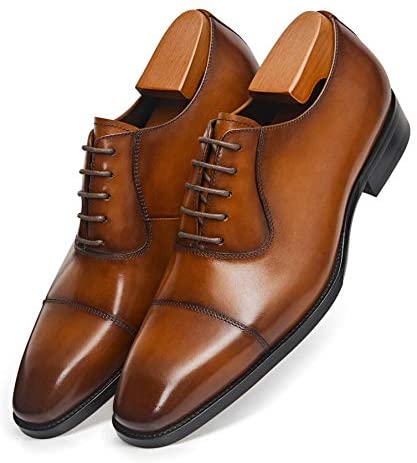 Men’s Dress Oxford Formal Shoes LeatherBusiness Shoes for Men