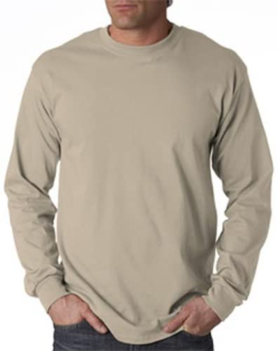 Gildan Men's Ultra Long Sleeve Rib-Knit Cuffs T-Shirt