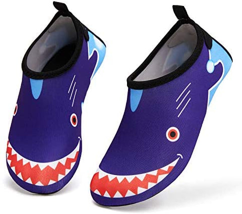 mysoft Kids Water Shoes Quick Dry Non-Slip Toddler Water Skin Barefoot Sports Swimming Beach Pool Shoes for Boys & Girls
