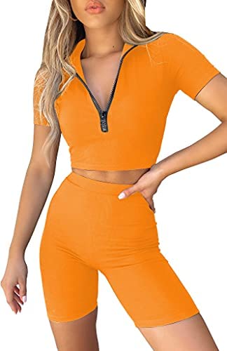 Two-Piece seamless  High Waist Shorts Sets