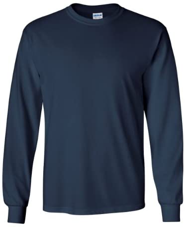 Gildan Big Men's Cotton Long Sleeve T-Shirt