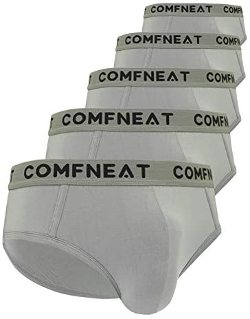Men's 5-Pack Briefs Bamboo Rayon Stretchy Ultra Soft Comfy Underwear