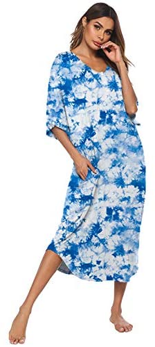 Plus Size Button-down Nightgowns for Women