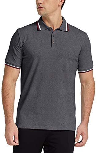 Men's Polo Shirt Long/Short Sleeve Casual Slim-fit Cotton Tee Top