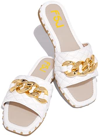 Women Sexy Square Open Toe Comfortable Flat
