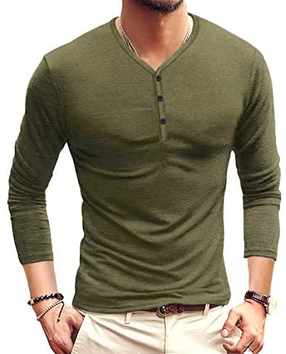 Mens Casual Slim Fit Basic  Short/Long Sleeve Cotton T-Shirt