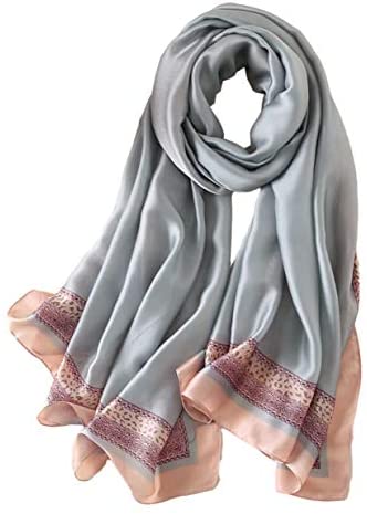 YMXHHB Silk Scarf 100% Mulberry Silk Fashion Scarves Long Lightweight Shawl Wrap …