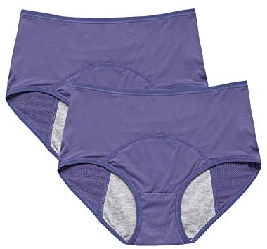 YOYI FASHION Women Mesh Holes Breathable Leakproof Period Panties Mulit Pack US Size XXS-4XL/11