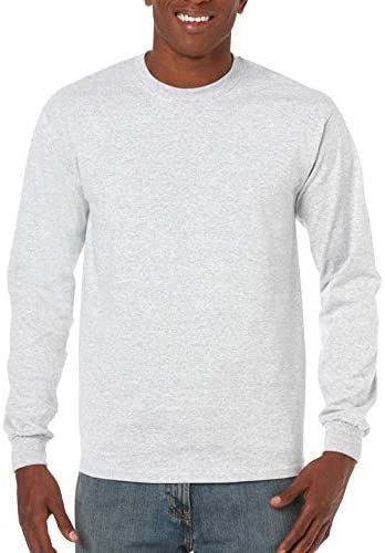 Gildan Heavy Cotton 100% Cotton Long Sleeve T-Shirt.