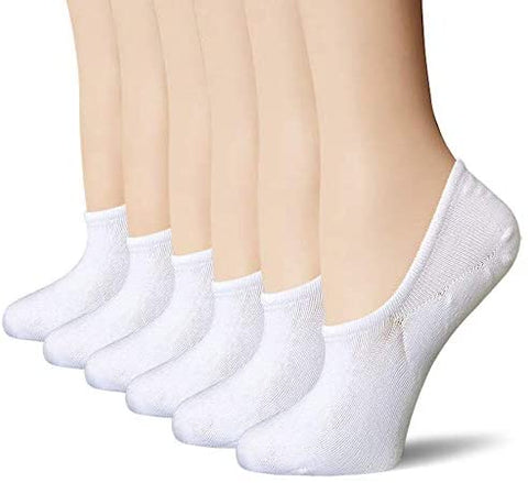 Women's No Show Socks 6-9 Pairs Low Cut Ankle for Slip On Sneakers Liner Loafer Boat