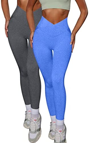 2 Piece High Waisted Yoga Athletic Pants
