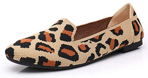 VenusCelia Women's Nimble Knit Flat Shoe