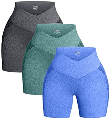 3 Piece Yoga Hip Lift Shorts