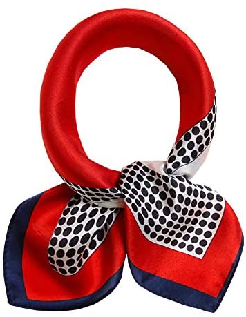 100% Real Mulberry Silk Scarf -21'' x 21''