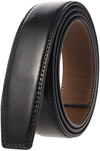 Men Belts Leather Male Slide Ratchet Work Dress Strap w Interchangeable Buckle Beltox
