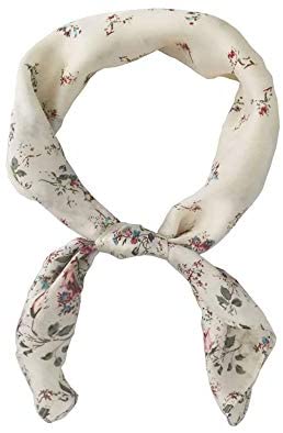 FONYVE Silk Feeling Scarf Medium Square Satin Head Scarf for Women 27.5 × 27.5 inches