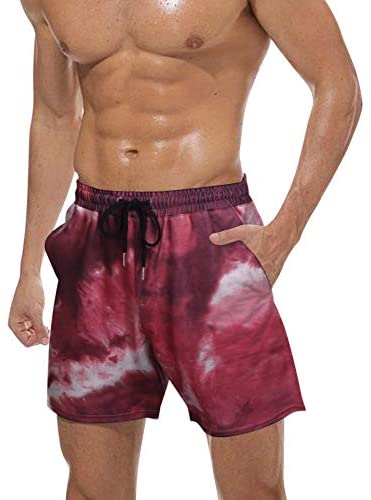 Mens Gym Shorts Fitted Workout Shorts Bodyduilding Jogger Shorts 2 Pack