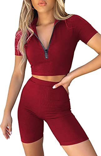 Two-Piece seamless  High Waist Shorts Sets