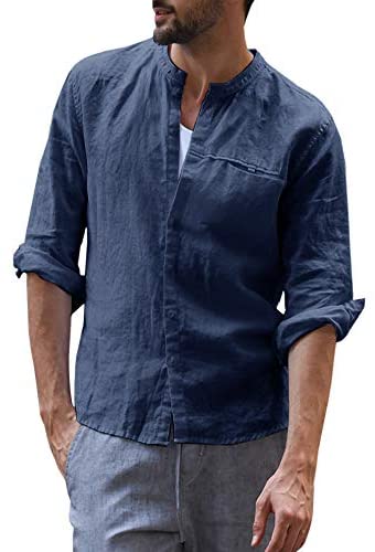 Men's Cotton Long Sleeve Shirt
