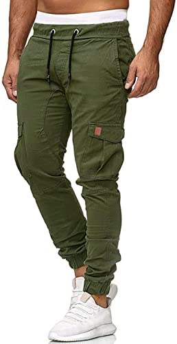 Mens Cargo Pants Athletic Fashion Joggers