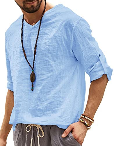 Mens Causal Short Sleeve T Shirts Tops Yoga Fashion Beach Fishing Tees Plain for Men